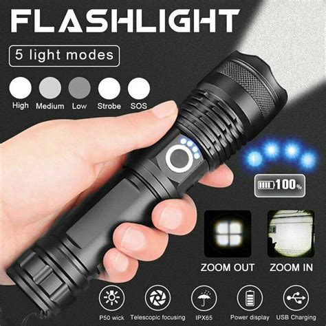 90000 lumens flashlight